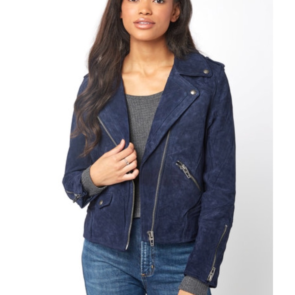 Blank NYC Suede Moto Jacket